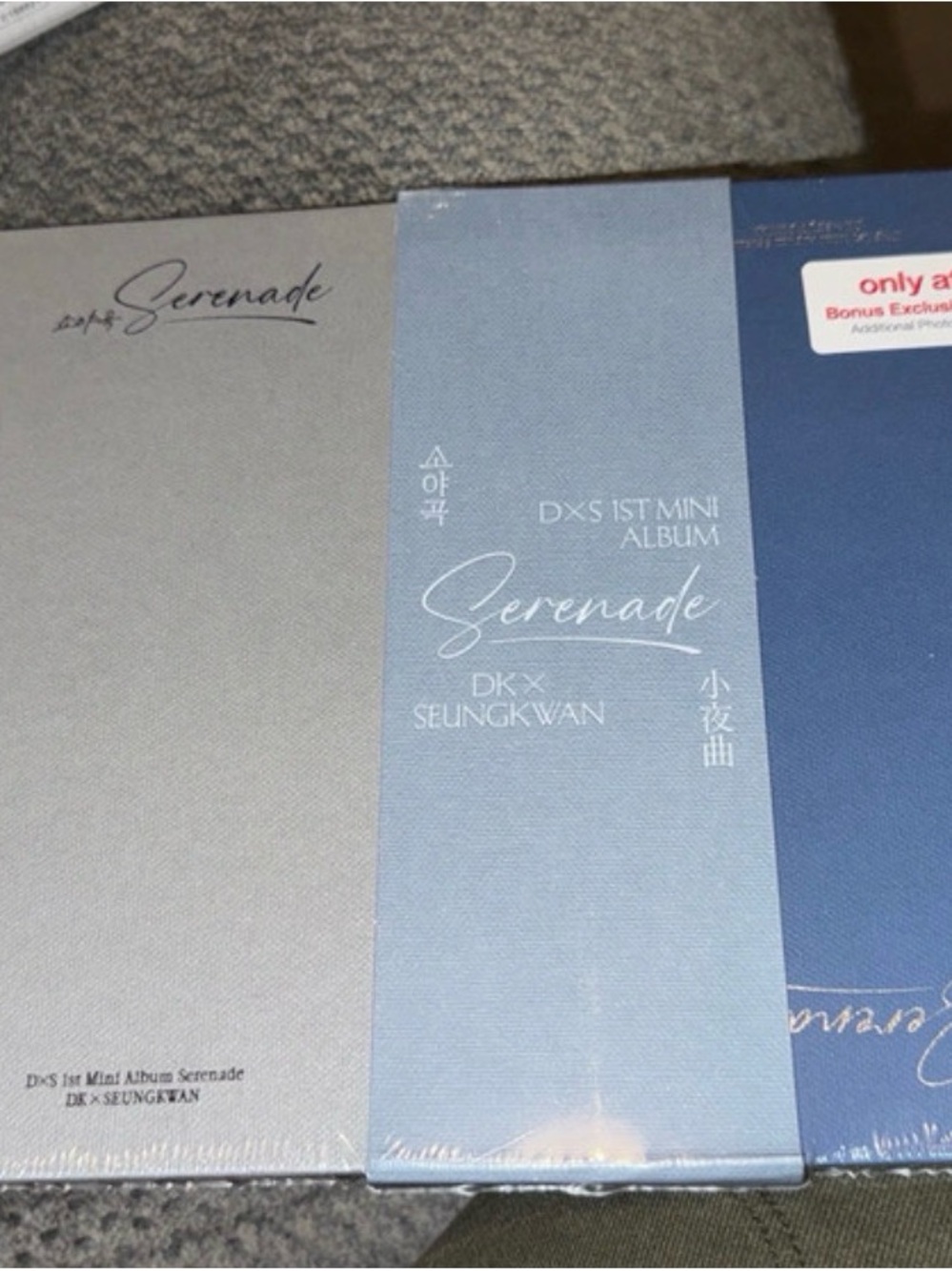 Serenade 1st Mini Album CD - Light Blue and Gray